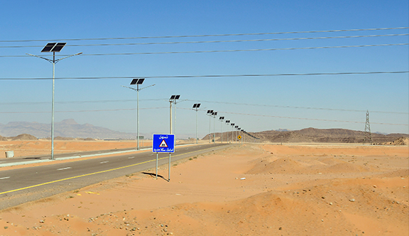 remote self drive roads split solar street light